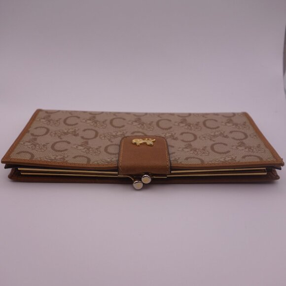 Vintage Celine Paris Made in Italy Wallet with Horse and Buggy - Picture 5 of 16